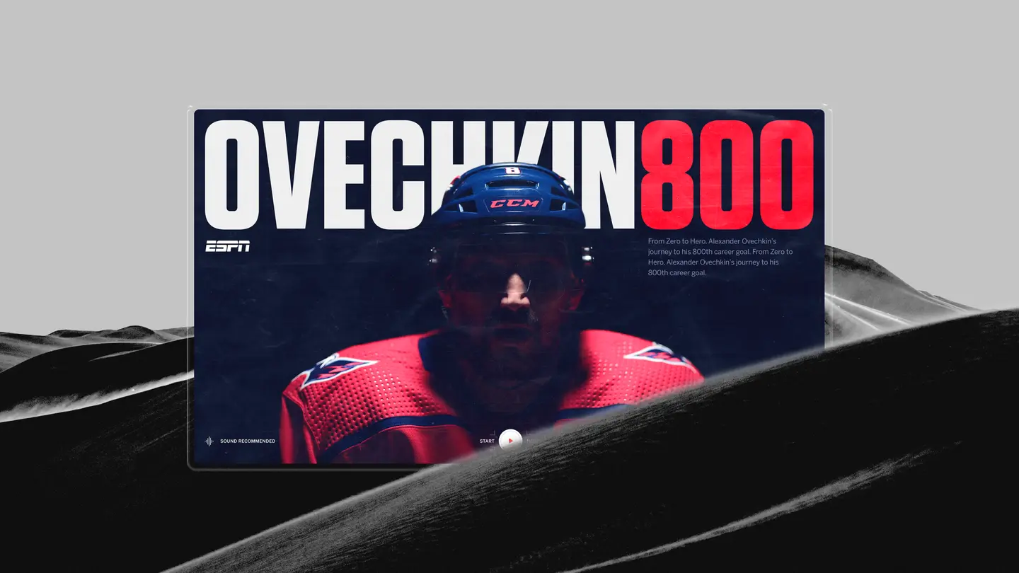 ESPN — Ovechkin 800